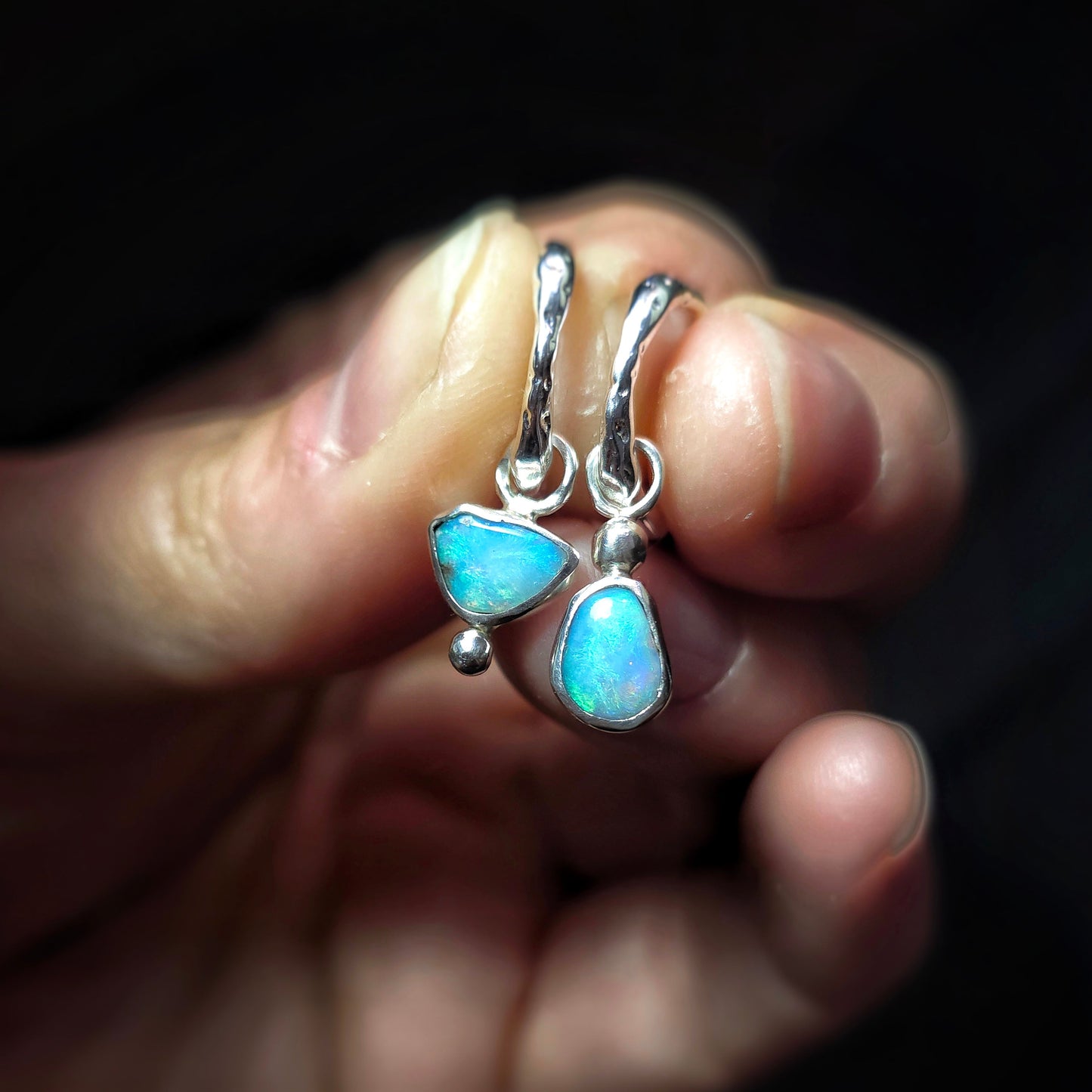 Pendientes Ópalos Australianos